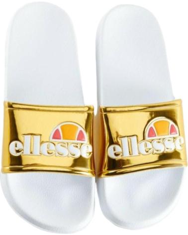 CHANCLAS ELLESSE GISELLE FLIP FLOPS EL11W74510-03 BLANCAS Y DORADAS BLANCO