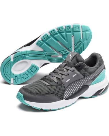 SNEAKERS PUMA FUTURE RUNNER PRE CASTLEROCK GRIGIO TURCHESE - 36950205 GRIS