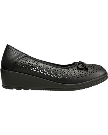 Sapatos de Mulher CALZADOMANIA BAILARINA FLEXIBLE CALADA NEGRO