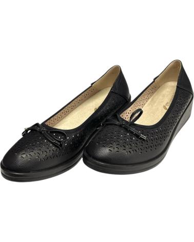 Sapatos de Mulher CALZADOMANIA BAILARINA FLEXIBLE CALADA NEGRO