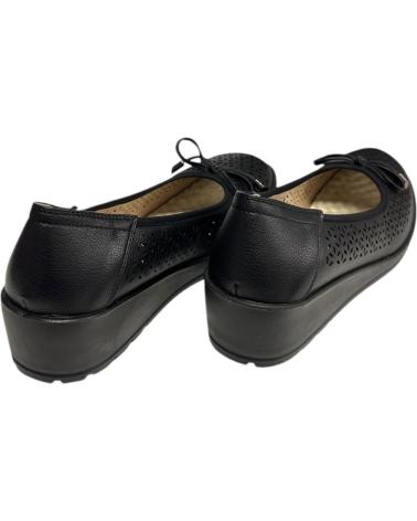 Sapatos de Mulher CALZADOMANIA BAILARINA FLEXIBLE CALADA NEGRO