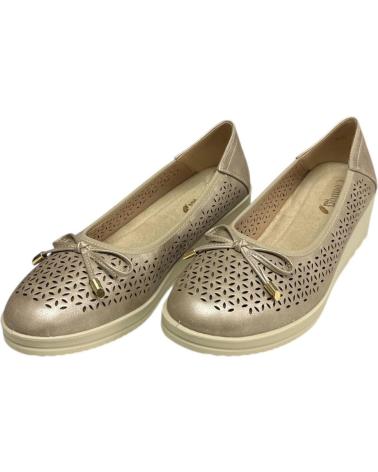 Sapatos de Mulher CALZADOMANIA BAILARINA FLEXIBLE CALADA ORO