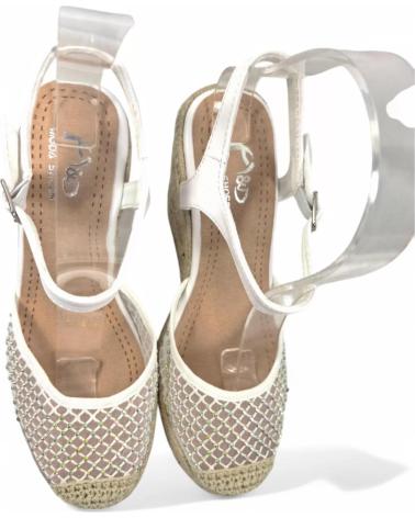 Sandálias de Mulher TIMBOS SANDALIA CUNA ESPARTO NOVIA 131175 BLANCO