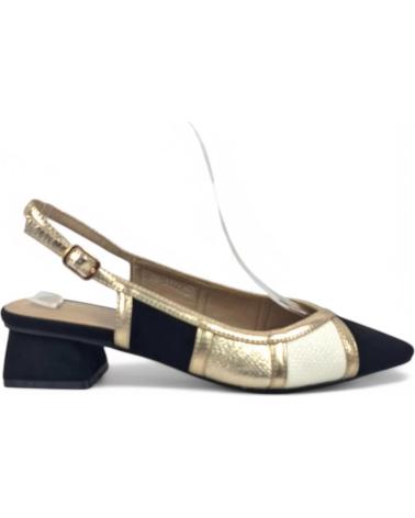 Woman Flat shoes TIMBOS SANDALIA TACON DESTALONADO MUJER 131102 NEGRO