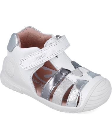Sandalias de Niña BIOMECANICS SANDALIAS PARA CHICA 252104 CASUAL TIRAS BLANCOPLATAB313