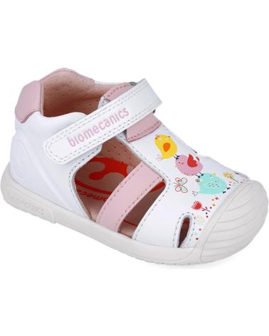 Sandalias de Niña BIOMECANICS SANDALIAS PARA CHICA 252106 JARDIN BLANCOB050