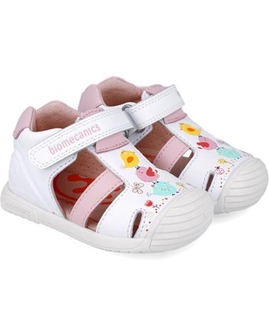 Sandalias de Niña BIOMECANICS SANDALIAS PARA CHICA 252106 JARDIN BLANCOB050