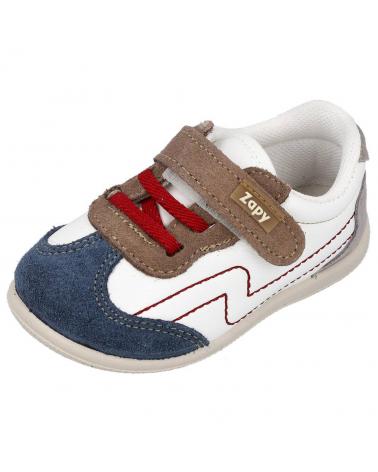 Zapatos de Niño ZAPY AC201338 ZAPATOS CASUAL NINO BLANCO-AZUL