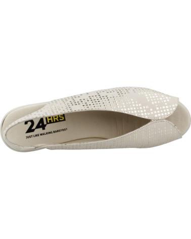 Sandálias de Mulher 24 HORAS SANDALIAS MUJER MODELO 26445 COLOR BEIS CREMA