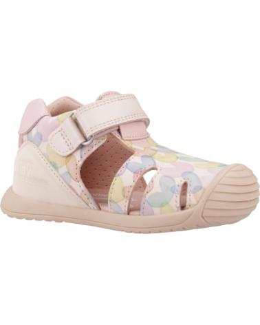 Sandálias de Menina BIOMECANICS SANDALIAS NINA MODELO 252110B COLOR ROSA COTTON
