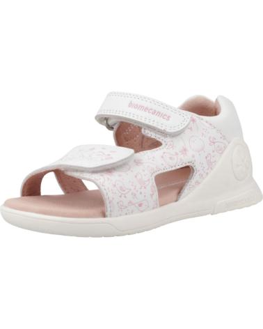 Sandales pour Fille BIOMECANICS SANDALIAS NINA MODELO 252143B COLOR BLANCO