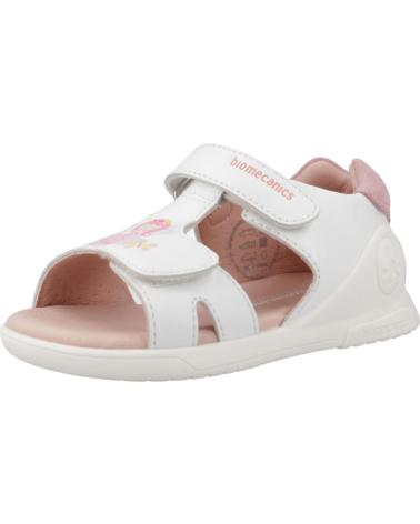 Sandales pour Fille BIOMECANICS SANDALIAS NINA MODELO 252140B COLOR BLANCO