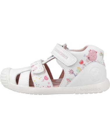 Sandales pour Fille BIOMECANICS SANDALIAS NINA MODELO 252107B COLOR BLANCO