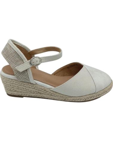 Zapatos de Mujer DAVINIA ZAPATO CUA ESPARTO PLATEADO