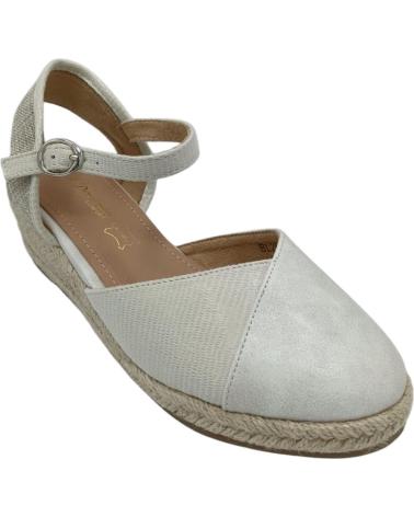 Zapatos de Mujer DAVINIA ZAPATO CUA ESPARTO PLATEADO