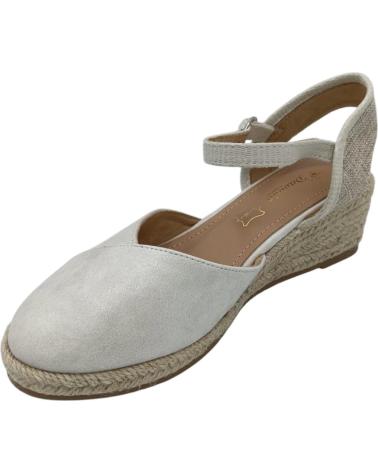 Zapatos de Mujer DAVINIA ZAPATO CUA ESPARTO PLATEADO