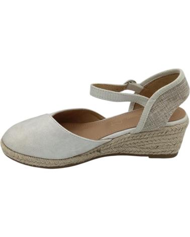Zapatos de Mujer DAVINIA ZAPATO CUA ESPARTO PLATEADO