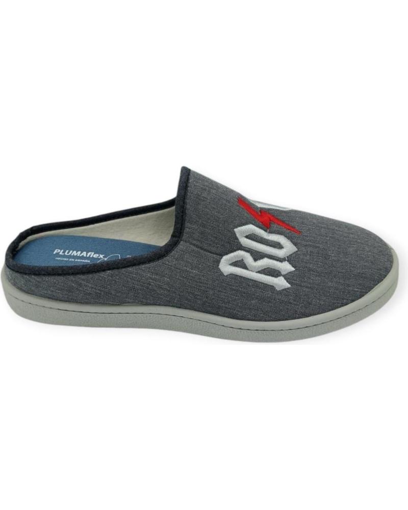 Man House slipers ROAL ZAPATILLA NEGRA PLUMAFLEX 12345 VARIOS COLORES