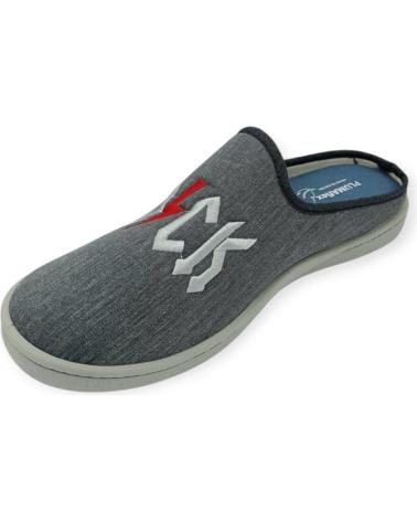 Man House slipers ROAL ZAPATILLA NEGRA PLUMAFLEX 12345 VARIOS COLORES