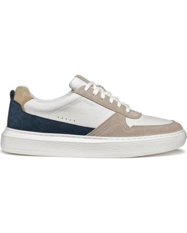 Sportif pour Homme GEOX ZAPATILLAS CORDONES DE C0122SAND-WHITE
