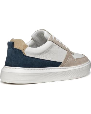 Sportif pour Homme GEOX ZAPATILLAS CORDONES DE C0122SAND-WHITE