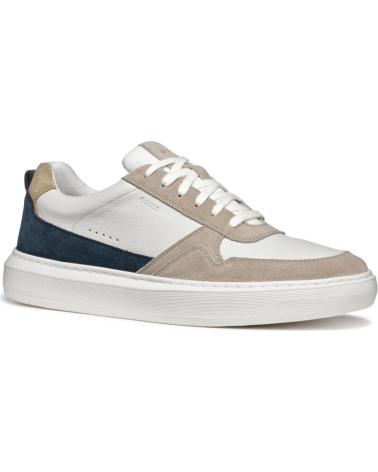 Sportif pour Homme GEOX ZAPATILLAS CORDONES DE C0122SAND-WHITE