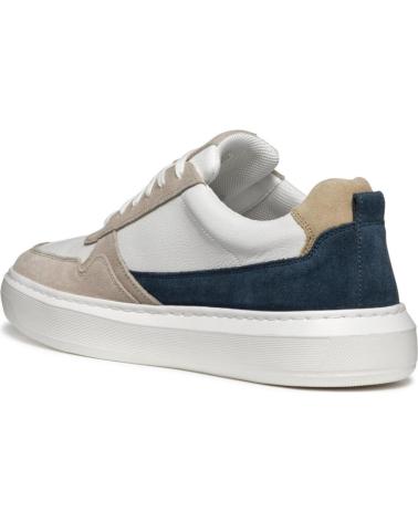 Sportif pour Homme GEOX ZAPATILLAS CORDONES DE C0122SAND-WHITE