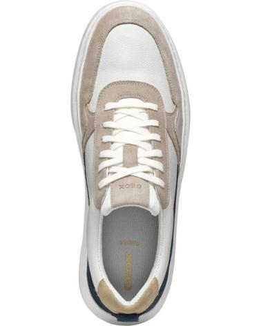 Sportif pour Homme GEOX ZAPATILLAS CORDONES DE C0122SAND-WHITE