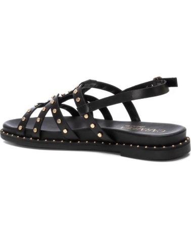 CARMELA 162392 FLACHE SANDALE SCHWARZ MIT NIETEN NEGRO