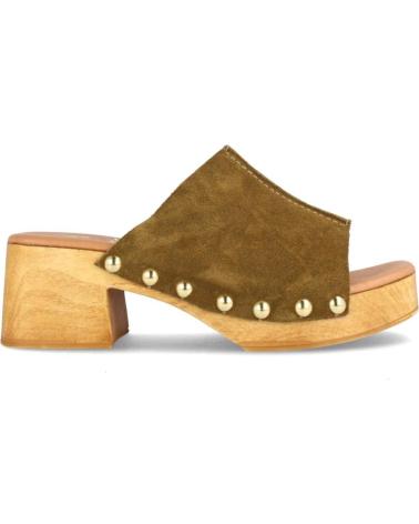 Scarpe per Donna MARILA RESERVA ZUECO PARA MUJER CON PLATAFORMA Y TACON MEDI MILITAR