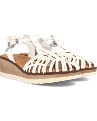 Sandali per Donna MARILA SANDALIAS PARA MUJER ESTILO CANGREJERA EN PIEL HELOISA BLANC BLANCO