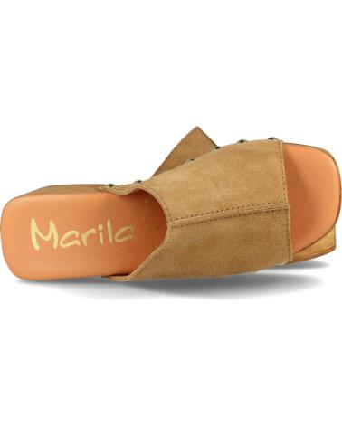 Scarpe per Donna MARILA RESERVA ZUECO MUSHROOM PARA MUJER CON PLATAFORMA Y TACON MED HIELO