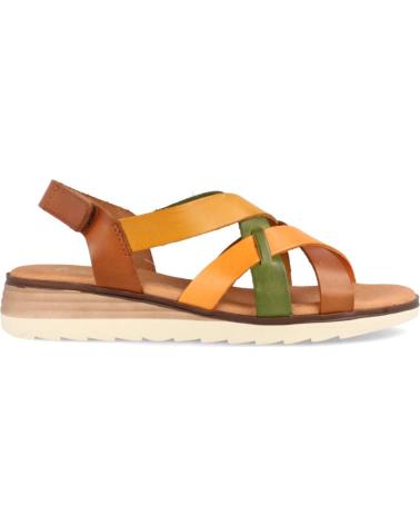 Sandales pour Femme MARILA SANDALIAS PARA MUJER CON CUNA BAJA EN PIEL BETIANA COMBI AVE AVELLANA