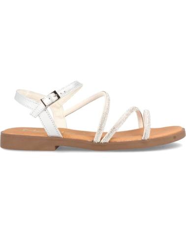 Sandali per Donna MARILA SANDALIA PLANA PARA MUJER BRADES BRILLANTE PLATA