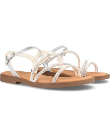 Sandali per Donna MARILA SANDALIA PLANA PARA MUJER BRADES BRILLANTE PLATA
