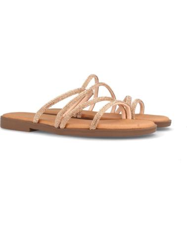 Sandalias de Mujer MARILA ZUECO PLANO PARA MUJER DAKA BRILLANTE ROSA