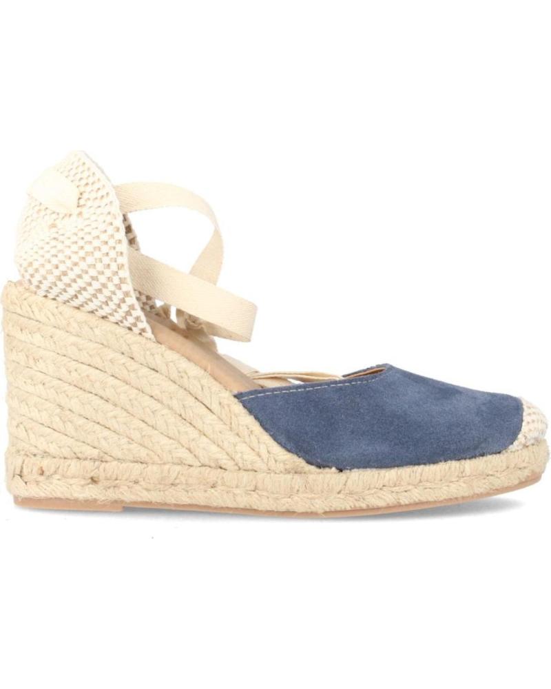 Sandalias de Mujer MARILA YUTE PARA MUJER CON CUNA MEDIA KABUL EN SERRAJE AZUL JEANS