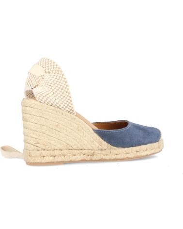 Sandalias de Mujer MARILA YUTE PARA MUJER CON CUNA MEDIA KABUL EN SERRAJE AZUL JEANS