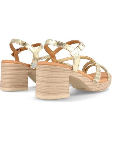 Sandali per Donna MARILA SANDALIA DE PIEL PARA MUJER CON TACON ALTO MONRO PLATINO