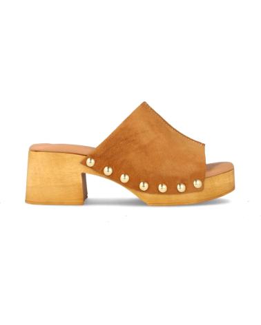 Zapatos de tacón per Donna MARILA RESERVA ZUECO PARA MUJER CON PLATAFORMA Y TACON MEDIO CUERO