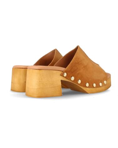 Zapatos de tacón per Donna MARILA RESERVA ZUECO PARA MUJER CON PLATAFORMA Y TACON MEDIO CUERO