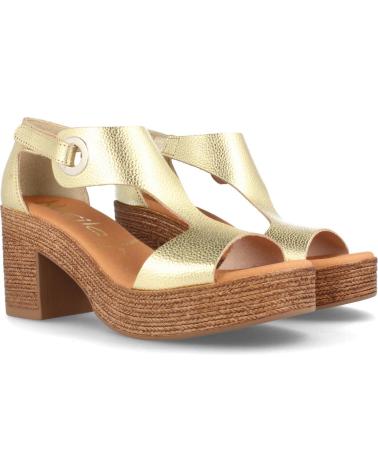 Sandales pour Femme MARILA SANDALIAS PARA MUJER CON TACON Y PLATAFORMA EN PIEL BERLIN P BEIGE