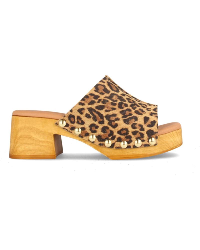 Sabots pour Femme MARILA RESERVA ZUECO LEOPARDO PARA MUJER CON PLATAFORMA Y TACON MED LEPARDO