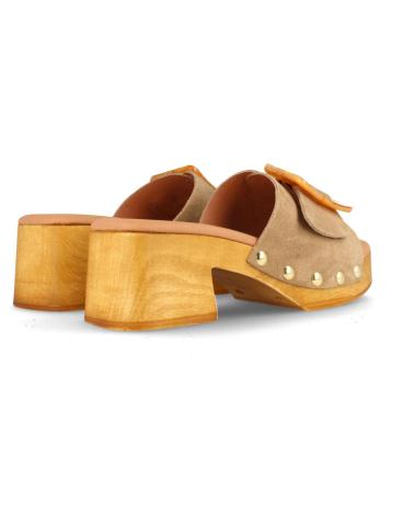 Clogs für Damen MARILA ZUECO PARA MUJER CON PLATAFORMA HEBILLA Y TACON MEDIO EN SER HIELO