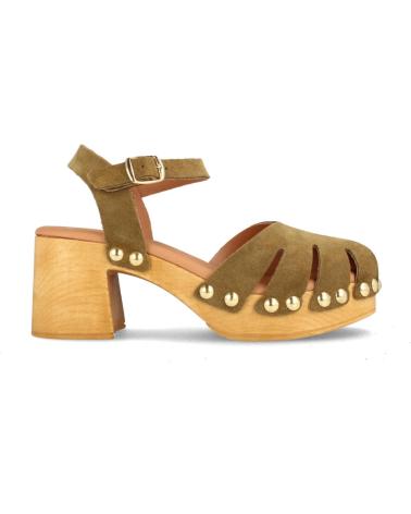 Woman Sandals MARILA SANDALIA DE PARA MUJER CON PLATAFORMA Y TACON ALTO EN SERRAJ MILITAR