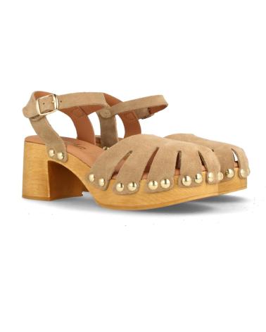 Sandálias de Mulher MARILA SANDALIA DE PARA MUJER CON PLATAFORMA Y TACON ALTO EN SERRAJ BEIGE