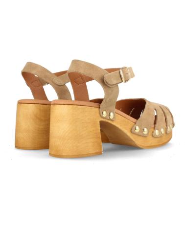 Sandálias de Mulher MARILA SANDALIA DE PARA MUJER CON PLATAFORMA Y TACON ALTO EN SERRAJ BEIGE