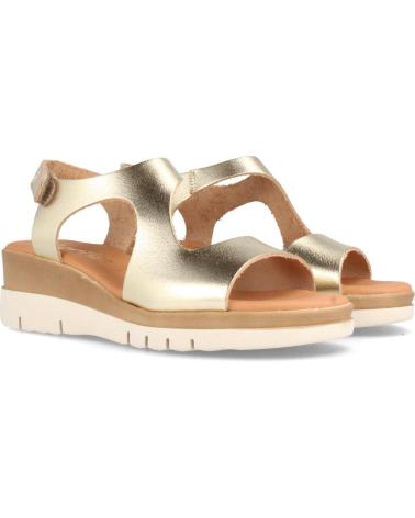 Sandali per Donna MARILA SANDALIA PARA MUJER DE PIEL CON CUNA MEDIA ALLEN PLATINO