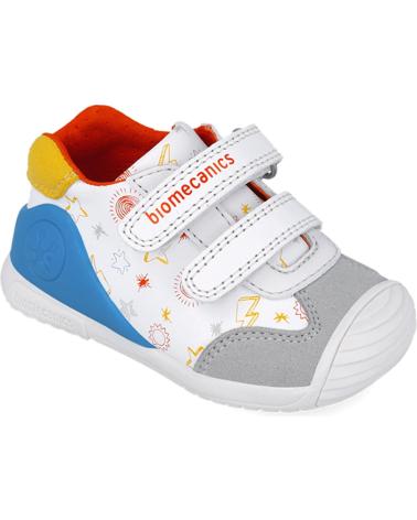 boy Zapatillas deporte BIOMECANICS DEPORTIVAS PARA NINO 252115 ESTAMPADO BLANCOYEMAC835