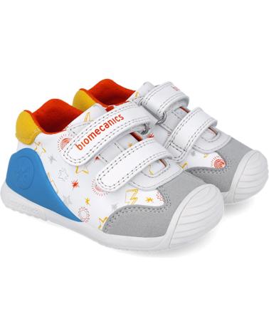 boy Zapatillas deporte BIOMECANICS DEPORTIVAS PARA NINO 252115 ESTAMPADO BLANCOYEMAC835
